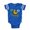 Royal Blue, variant on CafePress - Ducky 1St Birthday - Cute Infant Baby Football Bodysuit