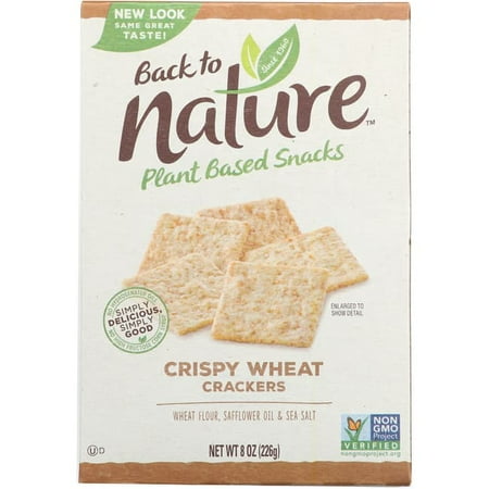 CRISPY WHEAT CRACKERS (6 boxes, Back To Nature Crispy Wheat Crackers)