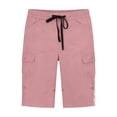 thumbnail image 6 of Hurxie Women's Cargo Shorts Quick Dry Athletic Shorts Lightweight Running Summer Hiking Shorts with Pockets Pink,S, 6 of 6