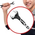 thumbnail image 2 of Llave de gran apertura DYNWAVEMX llave ajustable de fontanero universal 8 pulgadas, 2 of 8