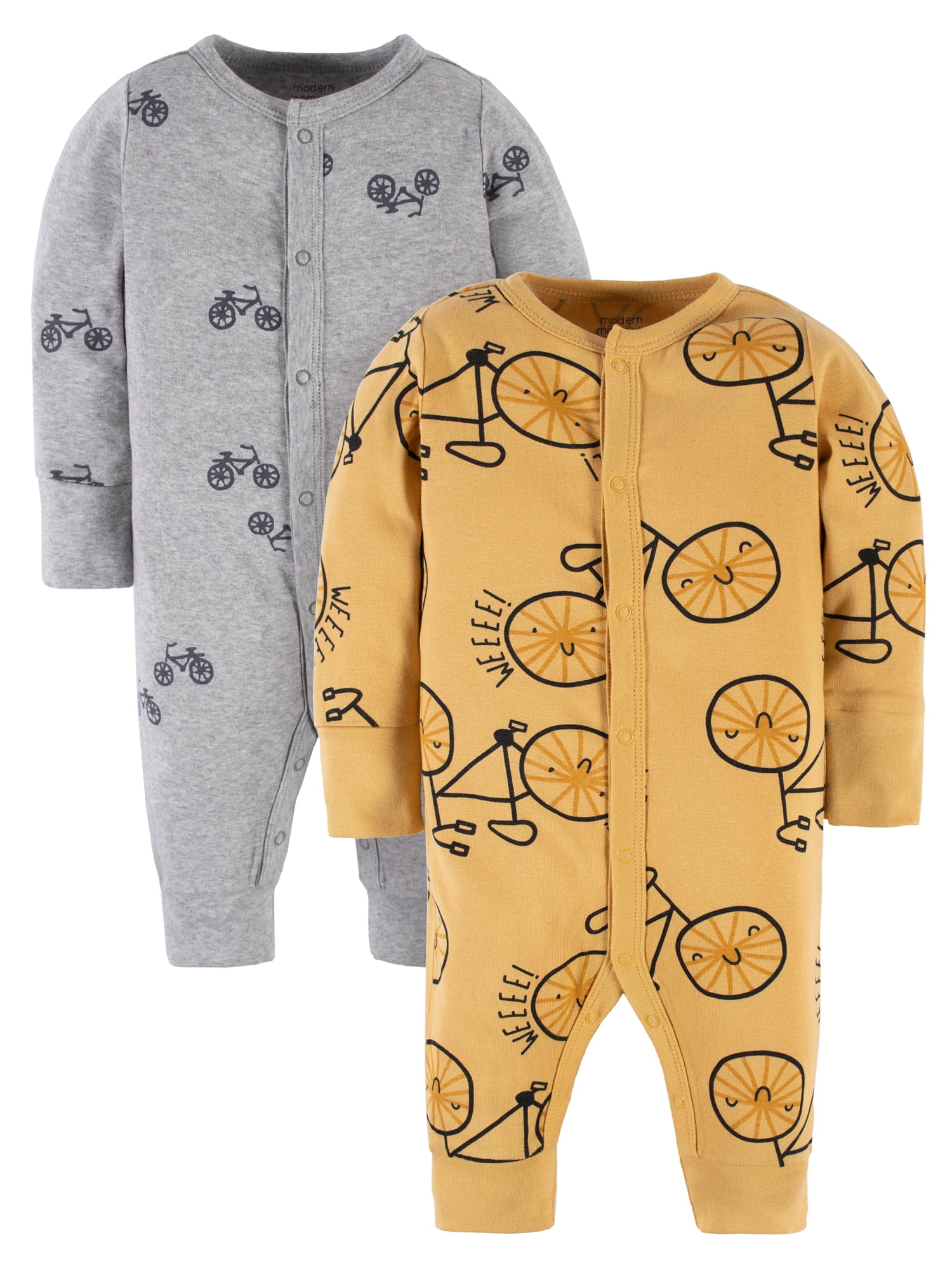 Modern Moments by Gerber Baby Boy Coveralls, 2Pack (Newborn24 Months