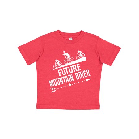 

Inktastic Future Mountain Biker Biking Gift Toddler Boy or Toddler Girl T-Shirt