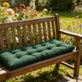 thumbnail image 4 of BUTASY Swing Cushion Replacement Outdoor Porch Waterproof Bench Cushion Outdoor Chair Cushions 19.68x39.37 inch Swing Sets For Backyard(black), 4 of 6
