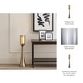 thumbnail image 5 of Elegant Glass Hurricane Candle Holder for Home Decor - Decorative Tall Pillar Candlestick Holder for Dining Room - Modern House Accent for Console Table and Living Room Decor - 34", Gold, 5 of 13