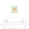thumbnail image 3 of Creative Products Bubble Gum Fox 20x24 Canvas Wall Art, 3 of 5