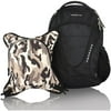 Obersee Oslo Diaper Bag Backpack and Cooler, Black/Camo