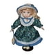thumbnail image 1 of Figuras de porcelana en miniatura de 11,81'' Hermosa muñeca de cerámica coleccionable con sombrero azul, 1 of 9