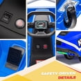 thumbnail image 5 of Drift Go Kart for Kids, 24V Electric Drift Car Kids Ride on Toys, Ages 6-12, 360 Drifting, 300W Brushless Motor - Blue, 5 of 6