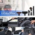 thumbnail image 6 of Universal Vacuum Attachment Kit Wet Dry Plastic Vacuum Hose Adapter 1-1/4" Vacuum Cleaners Accessories with Horse Hair Brush Extension Wand Flexible Crevice Tool Adapter for Shop Vac (7PCS), 6 of 7
