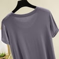 thumbnail image 6 of Womens Tops V Neck Summer Petal Sleeve Casual Tshirts, 6 of 8