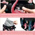 thumbnail image 4 of Flamingo Foldable Car Trash Can with Lid, Leak-Proof Mini Trash Can, Hanging Storage Bag - Car Trash Bin for Clean and Organized Rides, 4 of 6