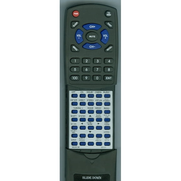 Replacement Remote for DENON 9630091105, RT9630091105, RC920, AVR683, AVR1603, DHT683DVD