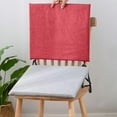 thumbnail image 2 of Pure Linen Seat Cushion 16x16x1in Removable Cover Breathable Office Chair Pad Non-Slip Support Home Car Mat, 2 of 7