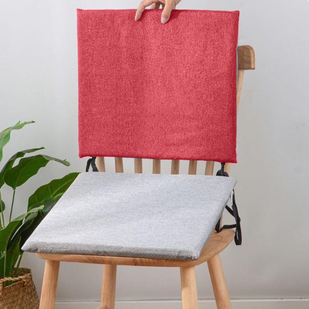 Cojín de lino para silla de oficina o hogar, antideslizante, para interiores, apto para el hogar y la oficina.