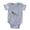 Heather Grey, variant on CafePress - FIN Collared Lizard... - Cute Infant Baby Football Bodysuit