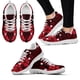 thumbnail image 1 of Zapatillas deportivas polinesias tribales moradas con hibisco para mujer, informales, planas, de malla transpirable, para otoño e invierno, para niñas., 1 of 6