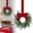 A1(H/1PC), variant on Mini Christmas Wreath for Cabinets Kitchen,Hanging Small Christmas Wreaths With Bows And Artificial Red Berries,Kitchen Xmas Decoration for Kitchen Crafts Fireplace Window Front Door Wall Decor