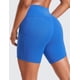 thumbnail image 2 of Shorts CRZ YOGA Butterluxe tiro alto con bolsillos 5" azul talla L, 2 of 5