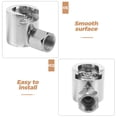thumbnail image 3 of Miangastore Button Head Grease Fitting Adapter Grease Fitting Coupler Button-Head Fitting Coupler Hydraulic Grease Fitting Replacement Metal Grease Adapter Replacement, 3 of 8