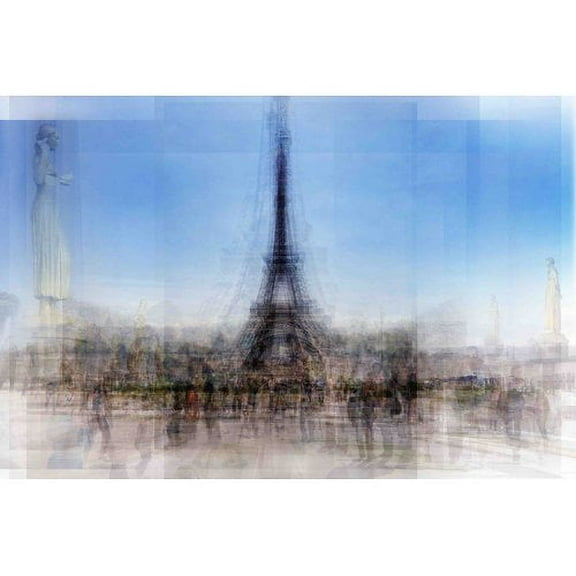Marmont Hill "Place De Trocadero" Painting Print on Canvas