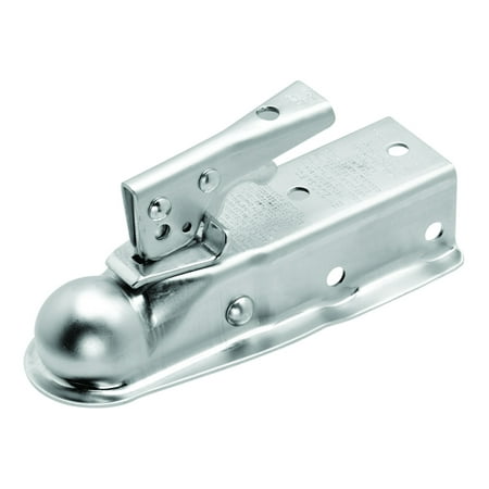 Fulton Coupler, Ball Size 1-7/8In, 2" Tongue Width, Zinc Finish, Rating 2,000 Lbs. Replacement Auto Part, Easy to Install