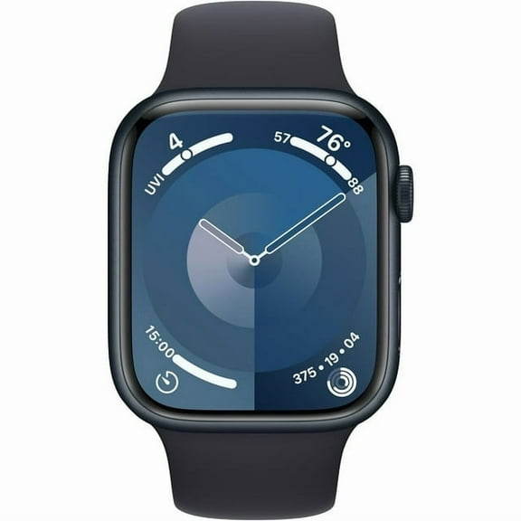 Restored Apple Watch Series 9 (GPS Cellular) 45mm Midnight Aluminum Case with Midnight Sport Band (Refurbished)