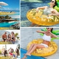 thumbnail image 4 of Inflatable Buoy, Pineapple Swimming Hoops PVC Backrest Design Large Buoy, Inflatable Pineapple Swimming Ring_Perfect Gift, 4 of 5