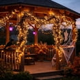 thumbnail image 2 of Halloween Garland, 5.9FT LED Battery Operated Artificial Vine for Door, Window and Fireplace, Gothic Halloween Home Decor, Design A, Black, 2 of 10