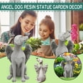 thumbnail image 2 of Statue Commémorative Chien Ange, Matériau en Résine, Peint à la Main, pour Décoration de Jardin/intérieur, Cadeau de Sympathie, Résistant aux Intempéries, Honneur à la Mémoire de l'Animal, 2 of 8
