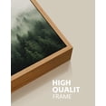 thumbnail image 3 of SHENIFY Green Fog Pine Tree Forest Canvas Wall Art Large 20x40in Natural Framed Modern Artwork Prints Decor Hanging Decoration, 3 of 5