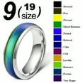 thumbnail image 6 of 1pc Stainless Steel Mood Ring - Color-Changing Imitation Inlay, Relax Jewelry for Men & Women, Adjustable Emotion Ring with Gradient Color Guide (Stress/Neutral/Emotion/Mixed) - Unique Gift Idea,, 6 of 15
