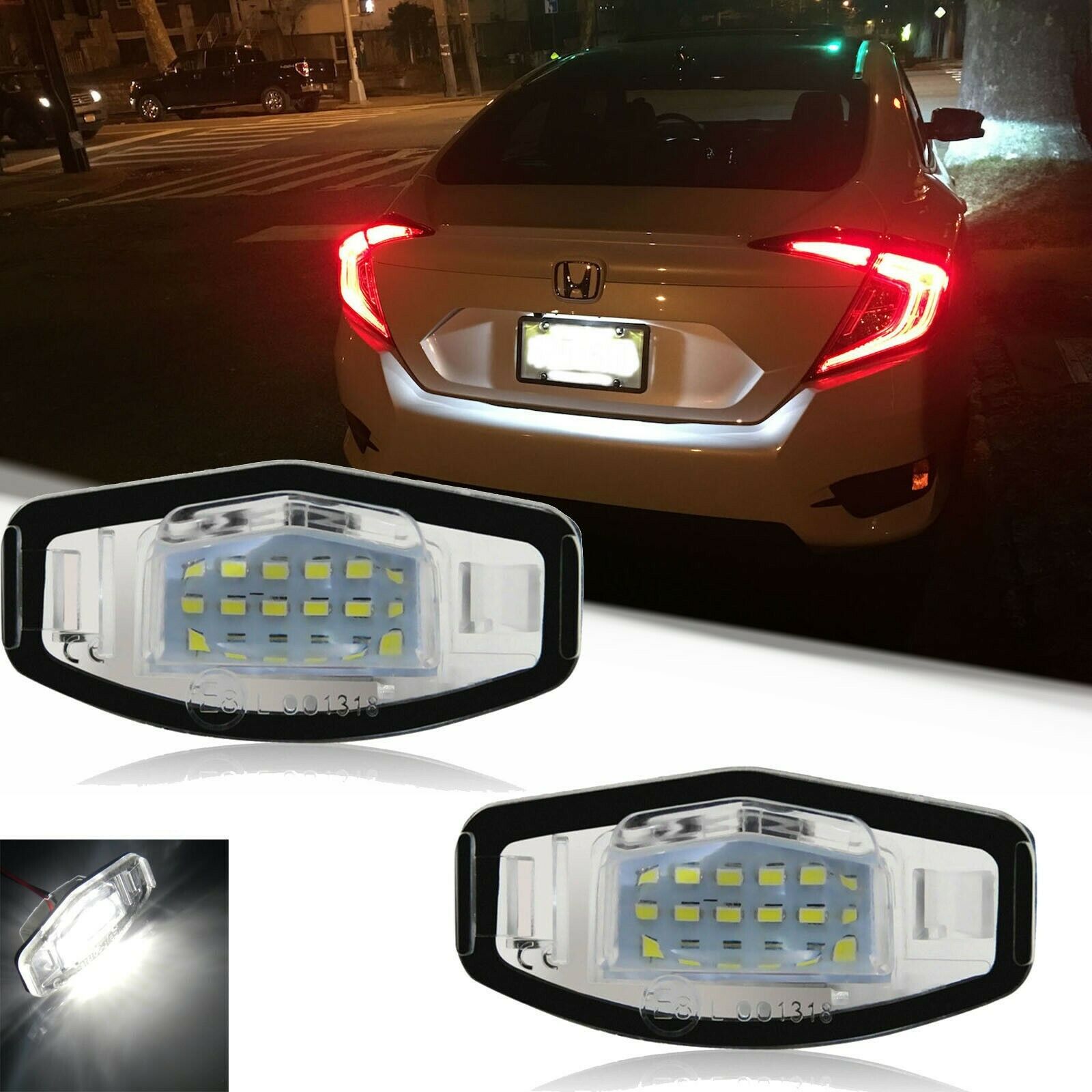 2012 acura tl license plate light