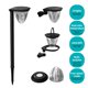 thumbnail image 3 of Lámpara De Césped Led Para Exteriores Color De Luz Ajustable Y Brillo Lámpara De Paisaje Con Energía Solar Lámpara De Paisaje Impermeable Con Diseño De Picos Para Jardín Patio Pasarela 2Pcs Moyic HA013825-00, 3 of 7