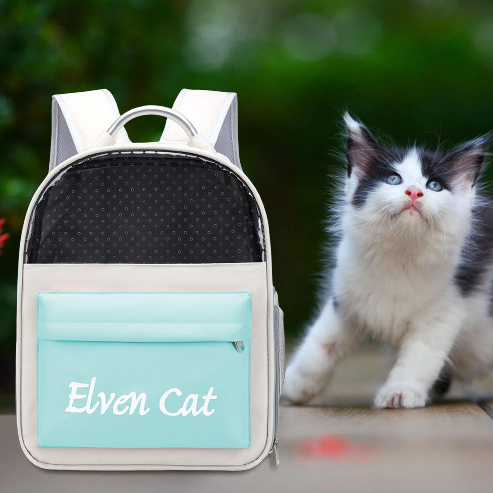 Fzaqwen Breathable Cat Dog Carrier Large Ventilated Design Pet Backpack Camping Green Green
