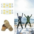 thumbnail image 6 of Uxcell Non-Slip Spikes, Ice Grippers Traction Cleats with 5 Steel Studs Cleats Snow Shoe Spikes Grip Transparent, 6 of 7