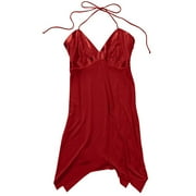 No Boundaries - Juniors Halter Dress