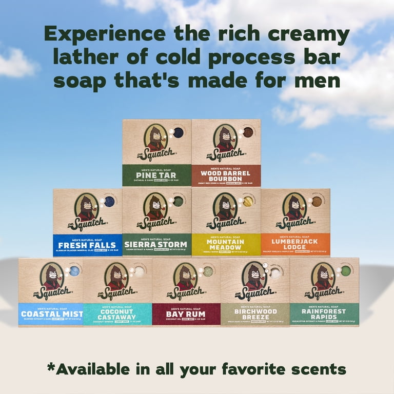 Dr. Squatch Pine Tar Natural Bar Soap for Men, 5 oz photo 6