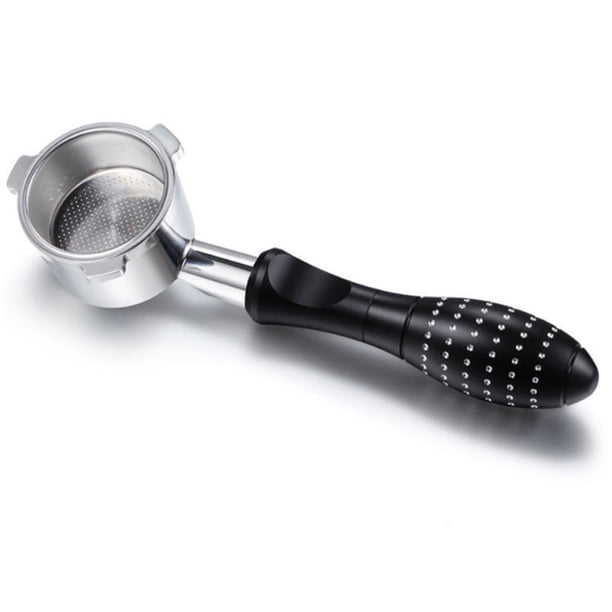 Bearachild Mango de máquina de café de acero inoxidable, soporte de filtro profesional, fabricante de cuencos de cocina, malla fina de para el Juegos de servir café y té Tipo 2 Bearachild HA064531-02