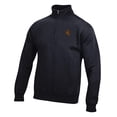 thumbnail image 2 of Men's Black Wyoming Cowboys Big Cotton Quarter-Zip Pullover Sweatshirt, 2 of 3