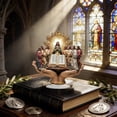thumbnail image 4 of Yusimy Palm - Sized Heart Sutra Desktop Decoration Religious Theme Festival Desktop Decor Ornament for Desktop Decor, 4 of 6