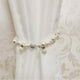 thumbnail image 5 of Magnetic Curtain Tiebacks | Strong Plated Magnets & Natural Wood Beads | Boho Style Decorative Drapery Holdbacks | No Drill | 15.74 in | Alloy White | Versatile Curtain Accessories, 5 of 6