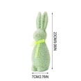 thumbnail image 2 of YoGold Glitter Easter Bunny Decor, Glitter Foam Bunny Ornaments Garden, Easter Decora For Party Home Office Yard, Spring Table Shelf Decor Standing Rabbit Miniatures Statue Favors D, 2 of 6