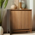 thumbnail image 3 of UPGO 31'' Modern Farmhouse Sideboard Buffet Cabinet with Storage, Fluted Panel Doors & Adjustable Shelves, Modular Credenza for Entryway or Living Room Accent, 3 of 20