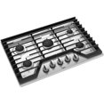 thumbnail image 2 of Whirlpool WCG77US0HS 30 inch Stainless 5 Burner Gas Cooktop, 2 of 6