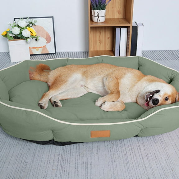 Dog Kennel Bed All Season Orthopedic Pet Mat Cushion Thick Supportive Dog Bed Non Slip Washable Crate Pad Comfort Sleeping Mattress for Small Medium Dogs Indoor House Kennel Use 179字符
