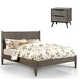 thumbnail image 3 of Furniture of America Adelie Ensemble de Lit Double Moderne Mi-Siècle 2 Pcs, 3 of 5