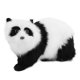 thumbnail image 1 of Estatua de jardín realista para decoración al aire libre Escultura de panda de polietileno, 1 of 8