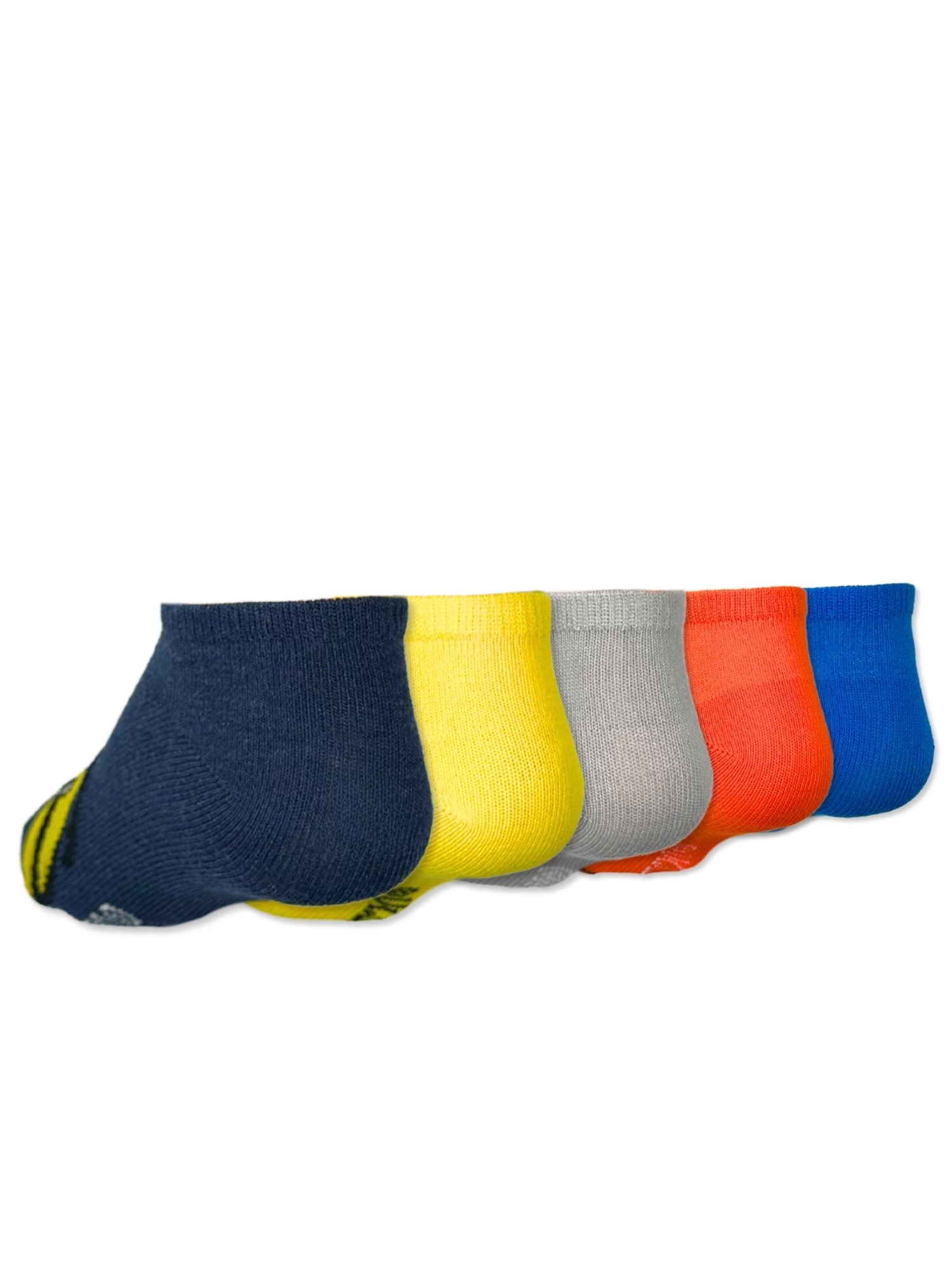 Minions Boys No-Show Socks, 5-Pack, Sizes S/M -M/L