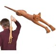 thumbnail image 2 of Funny Wooden Cat-shaped Back Scratcher With Long Handle Back Scratcher Massage Tool, 2 of 6