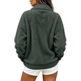 thumbnail image 5 of Enjoytime Fleece Jacket Women Collared Long Sleeve Zip Up Coat Fall Winter Warm Cozy Casual Plus Size Clothes with Pocket, 5 of 8